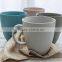 500ml matte ceramic mug with handle