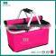 Carry collapsible foldable shopping basket