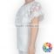 Latest Designs Baby Clothes Big Lace Fringe Baby Tank Top Shirts Wholesale Plain White Cotton Lace Tops Girls Kids