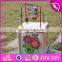 2017 New design children educational mini wooden activity cube for toddlers W11B132