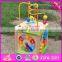 Wooden colorful abacus math montessori toy W11B123