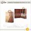 New Design Custom Brown Pu Leather Gift Box For Wine