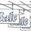 50pcs/bag Pack Squeeze Finger 8 Shape Hanging Metal Ceiling Banner Clip