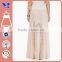 embroidered white crochet lace flare long skirts
