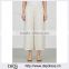 Wholesale Women Apparel Side Pockets Elastic Waist Wide-leg Silk Georgette Trousers(DQE0370P)
