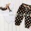 2016 New Girls Cute Outfits cotton shirt+pants spring pettiset baby gift clothing set