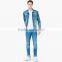 blue fashion custom logo fancy jacket for men in new model