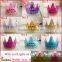 2015 pink happy birthday headwear pageant crowns hair accessory with light