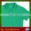 Customed Men's Pure Cotton Pique Fitted Blank Green Short Sleeve Polo Neck Shirt
