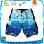 Mens Board Shorts Polyester Summer Full Print Beach Shorts