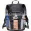 Twister Backpack - has zippered main compartment, zippered front pocket with earbud port access and comes with your logo.