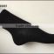 Custom wholesale ankle high black bamboo firber custom logo woman dress socks