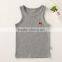 Wholesale Kids Cotton Vest Custom Print Baby Sleeveless Top