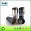 BPA free 450ml double wall insulated stainless steel car travel mug with leek proof lid