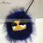 New wholesale fashion Pom Pom charm fur ornaments for bag in high quality