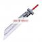 Rose-team Fantasia Anime Cosplay Made Final Fantasy VII Advent Children Cloud Strife Fusion Swords Cosplay Wooden Weapons