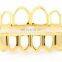 Body jewelry Dental Grillz teeth Grills Rhinestone Gold Silver Single Shape Caps Steampunk Men Femme jewelry