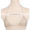 Bikini Bra Body Chain Sexy Triangle Net Harness Chainmail Necklace Women