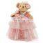 Beautiful Girl Valentine Gift Teddy Bear Plush Toy Wholesale Custom Stuffed Soft Plush Ballet Teddy Bear