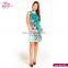 Sleeveless Flower Print Summer Midi New Ladies Beach Dress