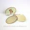 Golden custom logo Metal furniture labels