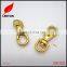 Factory supply small gold metal snap hook for bag