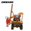 Four-wheel highway guardrail fence installation pile driver machine