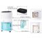 portable drying ionizer air purifier dehumidifier in basement bathroom