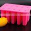 10 connection silicone household mold for popsicle and ice cream with lid