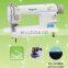 Single needle lockstitch sewing machine with edge-trimmer