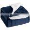 Hot Sale High Quality Solid Color Luxurious Polyester Flannel Fleece Blanket For Home Use