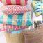 Hot selling customized decorative colorful faux straw cushion pillows outdoor modern printed woven chair cushion