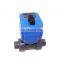 motorized actuator BSP NPT electric ball valve 2 way 3 way stainless steel PVC electric 3 way control valve