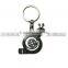 Outstanding Creative Carbon Fiber Turbo Snail Slim Key Ring