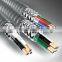 Explosion proof Instrument cable 1pair AWG16 with CORRUGATED METAL ARMOR OF AC Galvanized