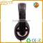 Surround mic fashion exposy appearance leatherett headphone