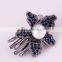 2015 New Model FMYJ011 Flower Type Hair Barrette Clip Claw With Beads