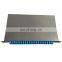 Ftth 1U 19' 1*24 Fiber with SC LC FC ST connector UPC APC high quality cold-rolled Fiber Patch Panel
