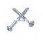 China manufacture stainless steel flat countersunk torx wood screw