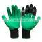 Hot Sale Garden Gloves With 4 ABS Plastic Claws For Easy Garden Works Planting And Digging