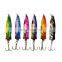 New 7cm/5.8g  Curved spoon baits 6 Colors Metal sea fishing jig lures