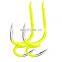 New 10Pcs 1Package Two Strength Tip SharpFishing Hook With Barbed Fish Gear For Sea Fishing B352