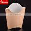 Custom printing disposable paper cone french fries packaging
