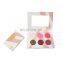 Newest cardboard cosmetic packaging box with mirror multicolor 36mm eyeshadow palette