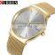 Luxury Curren 8256 Men's Casual Quartz Watches Thin Analog Mesh Stainless Steel Sport Band Wristwatches as Gift