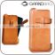 Guangzhou Cheap Vegetable Tanned Leather mobile phone case for iPhone 6s/6s Plus New Design Phone pouch