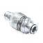 Free fit 6680018 6679837 Male and Female thread 46 mm Flat Face Quick Connect coupler for skid steer loader