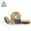 abrasive brush for polishing wood