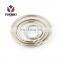 Promotion Custom 25mm Metal Key Chain Round Edge Split Key Ring