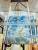 High end Natural Blue Stone Marble Onyx with golden veins slabs